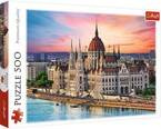 PUZZLE BUDAPESZT WĘGRY 500 ELEMENTÓW WIDOK MIASTO UKŁADANKA 37395 TREFL