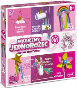 MAGICZNY JEDNOROŻEC ZESTAW KREATYWNY DIY RÓŻDŻKA