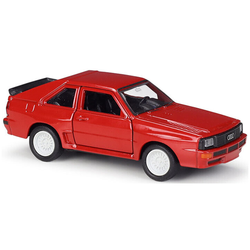 AUDI SPORT QUATTRO CZERWONY METALOWY SAMOCHÓD KOLEKCJONERSKI WELLY