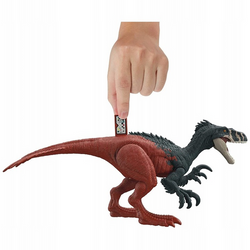 JURASSIC WORLD DINOZAUR MEGARAPTOR FIGURKA Z DŹWIĘKIEM MATTEL RUCHOMA RYK