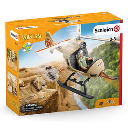 SCHLEICH WILD LIFE HELIKOPTER ŚMIGŁOWIEC DO RATOWANIA ZWIERZĄT FIGURKI