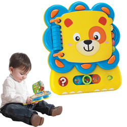 INTERAKTYWNA KSIĄŻECZKA EDUKACYJNA LWIE ZAGADKI MÓWIĄCA PO POLSKU WINFUN