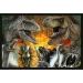 PUZZLE JURASSIC WORLD 2x200 EL. PREHISTORYCZNY ŚWIAT DINOZAURY TREFL 13316