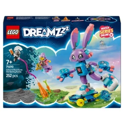 LEGO DREAMZzz IZZIE I GAMERSKI BUNCHU KRÓLIK DESKOROLKA FIGURKI 252EL 71490