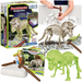 WYKOPALISKA SKAMIENIAŁOŚCI DINOZAUR TRICERATOPS FLUORESCENCYJNY CLEMENTONI