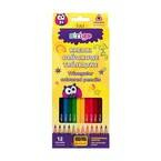 KREDKI OŁÓWKOWE TRÓJKĄTNE STRIGO 12 KOLORÓW