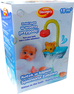 KOTEK W KĄPIELI PIANA FONTANNA NA BATERIE DUMEL