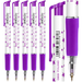 DŁUGOPIS AUTOMATYCZNY S-FINE W GWIAZDKI FIOLETOWY TOMA SUNNY - 5 sztuk