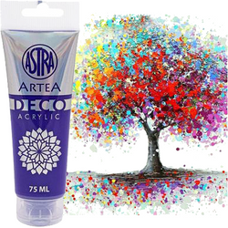 FARBA AKRYLOWA DECO ARTEA TUBKA ASTRA FIOLETOWY JASNY 75 ml