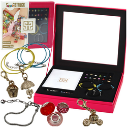 ZESTAW KREATYWNY DO TWORZENIA BRANSOLETEK BIŻUTERII ZAWIESZKI KORALIKI