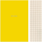 ZESZYT B5 BRULION 80K W KRATKĘ KRATKA OPRAWA PÓŁTWARDA ASTRA NEON ŻÓŁTY