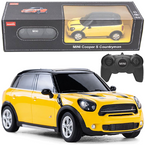 SAMOCHÓD ZDALNIE STEROWANY MINI COOPER S COUNTRYMAN R/C 1:24 ŻÓŁTY RASTAR