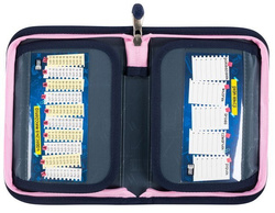 PIÓRNIK DWUKLAPKOWY ST.RIGHT CATS KOTKI KOCIE ŁAPKI GRANATOWY