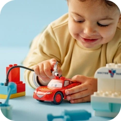 LEGO DUPLO AUTA WIZYTA MCQUEENA W WARSZTACIE WÓJTA ZYGZAK DUŻE KLOCKI 10456