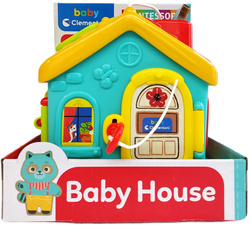 MONTESSORI DOMEK EDUKACYJNY SENSORYCZNY DREWMIANA FIGURKA CLEMENTONI