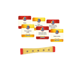 5 SEKUND SZTAFETA GRA TOWARZYSKA IMPREZOWA RODZINNA TREFL ŚWIATŁO DŹWIĘK