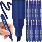 MARKER PERMANENTNY OFFICE PRODUCTS NIEBIESKI PISAK WODOODPORNY - 12 szt.