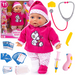 LALKA INTERAKTYWNA BOBAS Z ZESTAWEM LEKARZA ZABAWA W DOKTORA 38cm AKCESORIA