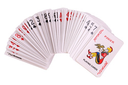 KARTY DO GRY 55 TRADYCYJNE KLASYCZNE TALIA POKER TYSIĄC MAKAO 2w1