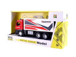 CIĘŻARÓWKA TRANSPORTOWA METALOWA TIR OTWIERANA NACZEPA ŚWIATŁO DŹWIĘK