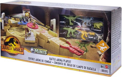 JURASSIC WORLD ARENA WALKI DINOZAURÓW 6 FIGUREK