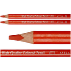 KREDKA ASTRA TRÓJKĄTNA OŁÓWKOWA JUMBO GRUBA W DREWNIE POMARAŃCZOWA - 2 szt.