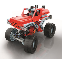 KLOCKI KONSTRUKCYJNE LABORATORIUM MECHANIKI MONSTER TRUCK AUTO CLEMENTONI
