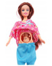 LALKA NATALIA W CIĄŻY MAMA I BOBAS NIEMOWLĘ DLA DZIEWCZYNEK 29 CM ARTYK