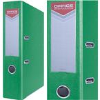 SEGREGATOR A4/75mm OFFICE PRODUCTS Z DŹWIGNIĄ PP ZIELONY