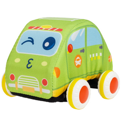 SAMOCHÓD AUTKO Z NAPĘDEM MIĘKKIE PLUSZOWE SAMOCHODZIK TAKSÓWKA TAXI