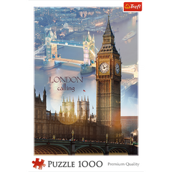 PUZZLE 1000 ELEMENTÓW LONDYN O ŚWICIE ANGLIA UKŁADANKA TREFL 10395
