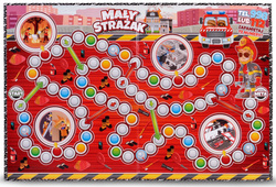 GRA PLANSZOWA RODZINNA EDUKACYJNA MAŁY STRAŻAK WERSJA PODRÓŻNA ARTYK