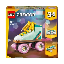 LEGO CREATOR 3w1 WROTKA W STYLU RETRO BOOMBOX DESKOROLKA 342 EL. 31148