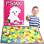 GRA PLANSZOWA PSIAKI METALOWE FIGURKI PIESKÓW ABINO