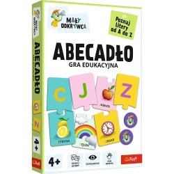 GRA EDUKACYJNA DLA DZIECI ABECADŁO MAŁY ODKRYWCA UKŁADANKA TREFL 02811