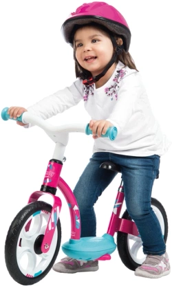 ROWEREK BIEGOWY METALOWY JEŹDZIK DLA MALUCHA CICHE KOŁA RÓŻWY SMOBY