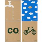 BRULION NA SPIRALI KOŁOZESZYT A4 KRATKA 60K SZYMANKIEWICZ HERLITZ - 4 szt.