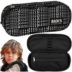 PIÓRNIK SZKOLNY SASZETKA USZTYWNIANA TUBA BACKUP CZARNY BIAŁE NAPISY PB7A42