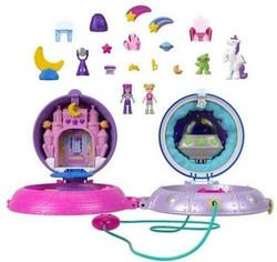 POLLY POCKET GWIEZDNY SPODEK KOSMICZNY PRZYGODA UFO LALECZKI MATTEL