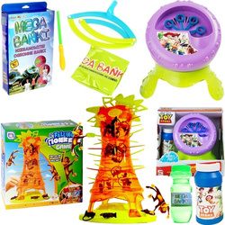 3W1 GAMES HUB MAŁPKI + MASZYNKA DO ROBIENIA BANIEK