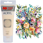 FARBA AKRYLOWA HAPPY COLOR TUBKA 75 ML KOŚĆ SŁONIOWA NR 435