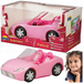 SAMOCHÓD DLA LALEK DUŻY KABRIOLET PATRYCJI RÓŻOWY AUTO SERDUSZKA DROMADER