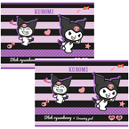 BLOK RYSUNKOWY A4 BIAŁY 20K KRÓLIK KUROMI SZKOLNY ST. MAJEWSKI - 2 sztuki