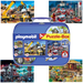 PLAYMOBIL PUZZLE 4w1 W METALOWEJ SKRZYNCE BUDOWA STRAŻ POŻARNA REMIZA
