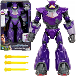 DISNEY PIXAR LIGHTYEAR BLASTER ATTACK ZURG Z DŹWIĘKIEM I ŚWIATŁEM MATTEL