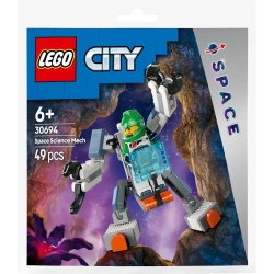LEGO CITY SPACE KOSMICZNY MECH NAUKOWY ROBOT BADAWCZY ASTRONAUTA 30694