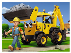 PUZZLE MINI MAXI BOB I MASZYNY KOPARKA 20 EL TREFL