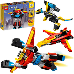 LEGO CREATOR 3W1 SUPER ROBOT SMOK ODRZUTOWIEC 159EL. RUCHOME ELEMENTY 31124