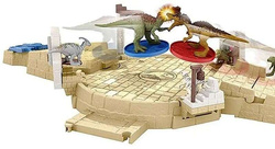 JURASSIC WORLD ARENA WALKI DINOZAURÓW 6 FIGUREK I SZKIELET