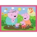 PUZZLE 4w1 ŚWINKA PEPPA UWIELBIA PRZYGODY UKŁADANKA 34672 TREFL
